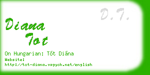 diana tot business card